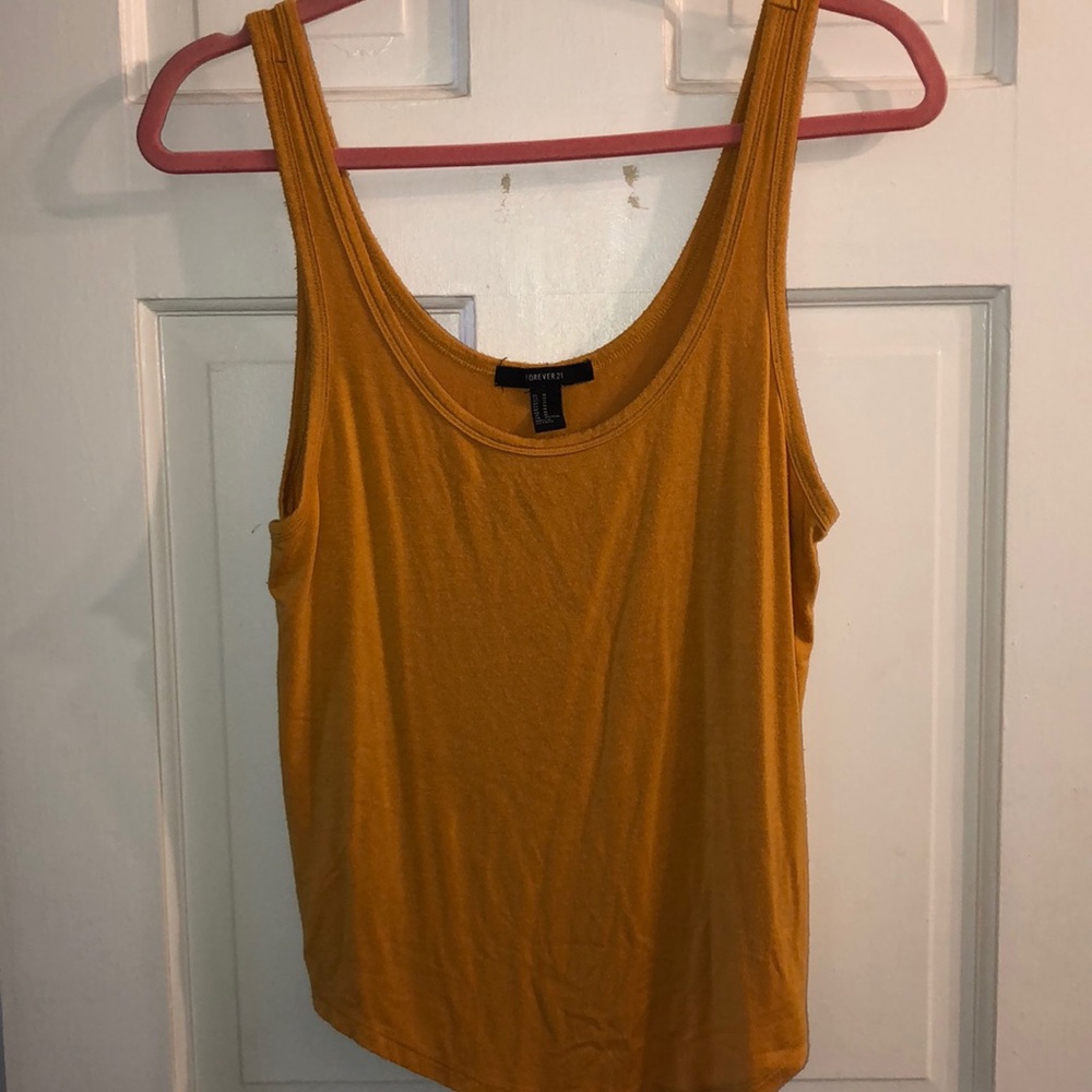 Forever 21 mustard tank